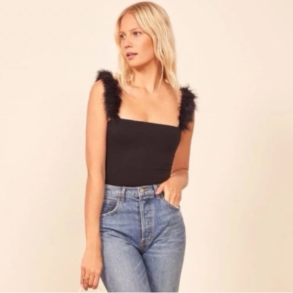 Reformation High Rise Blue Jeans